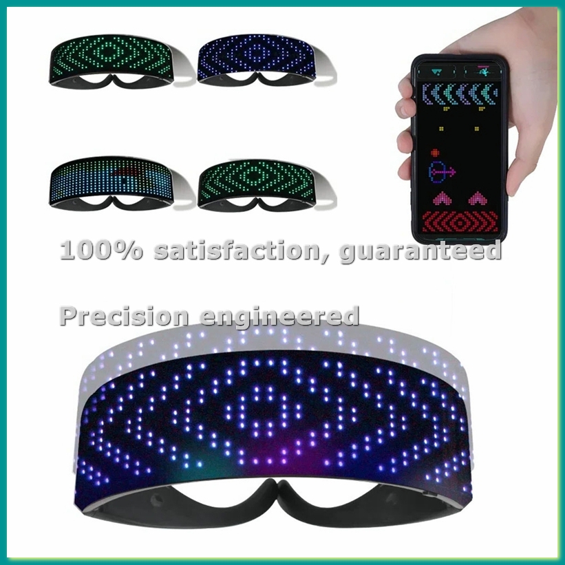 Glow In The Dark Party Glasses - Okulary DIY Świecące Elektroniczne Futurystyczne Okulary