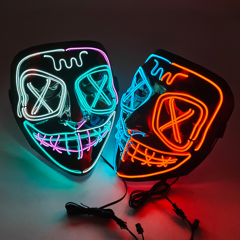 Bezprzewodowa świecąca maska L – Led Purge Mask Halloween recenzja i cena