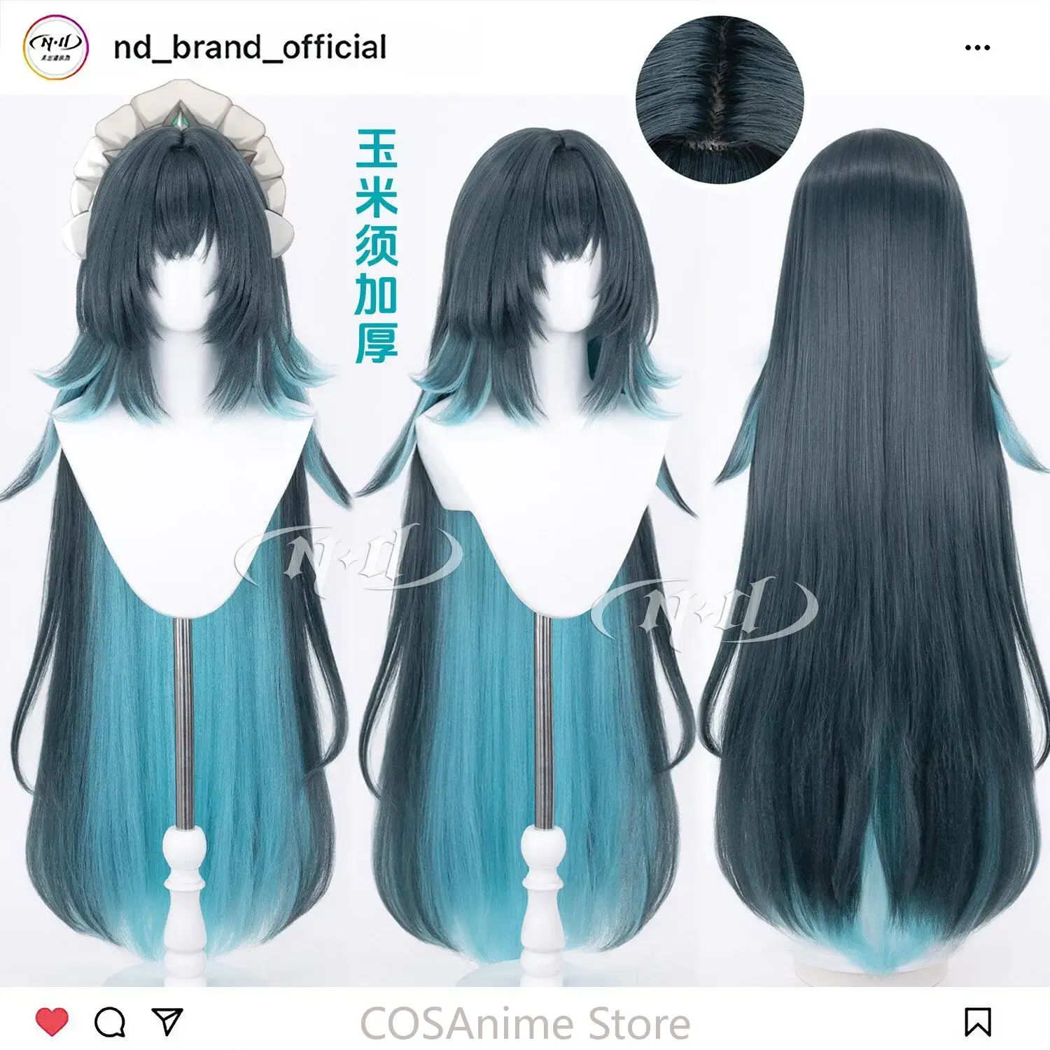 Peruka do cosplayu postaci Dan – Anime Cosplay Wig Heat Resistant recenzja i cena
