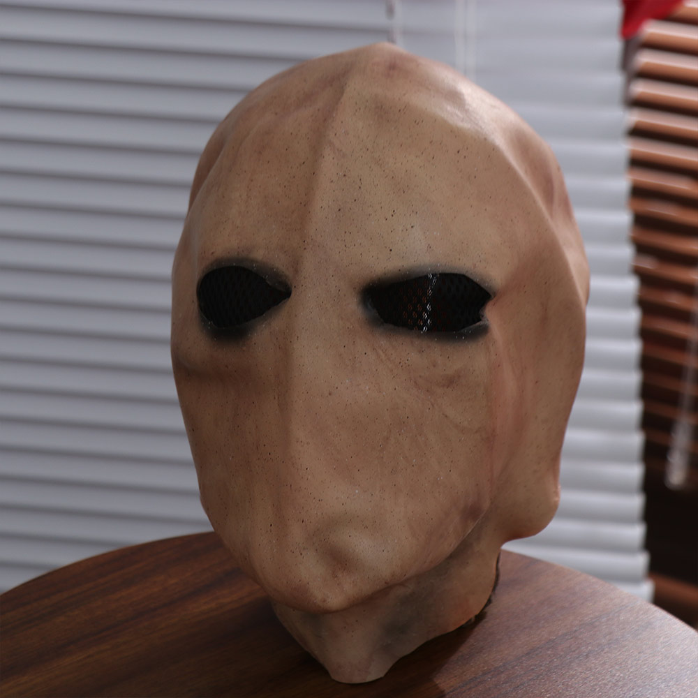 Maska bez twarzy na Halloween, – Latex Alien Mask Realistic recenzja i cena