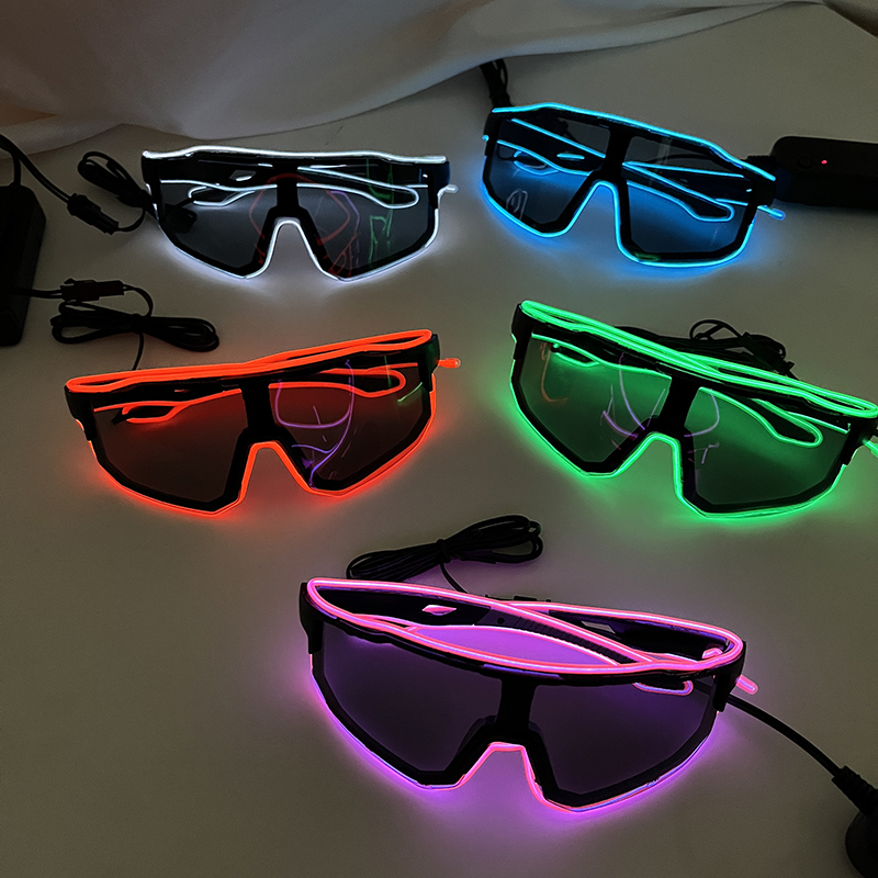 Fajne wiatroodporne okulary LE – Glow In The Dark Party Glasses recenzja i cena