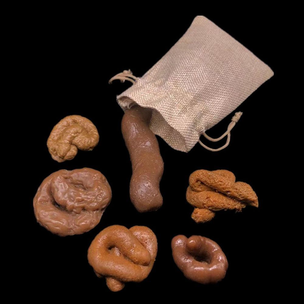 6 szt. Śmieszne sztuczne kupy  – Fake Poop Gag Gift recenzja i cena