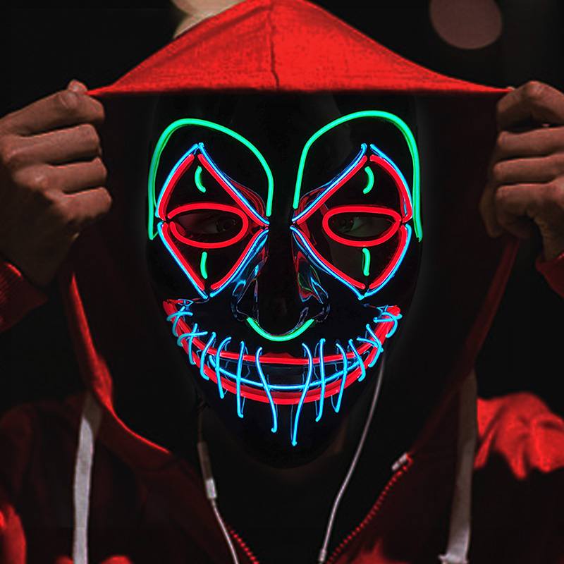 Maska LED Zabójca Halloween Ta – Led Purge Mask Halloween recenzja i cena