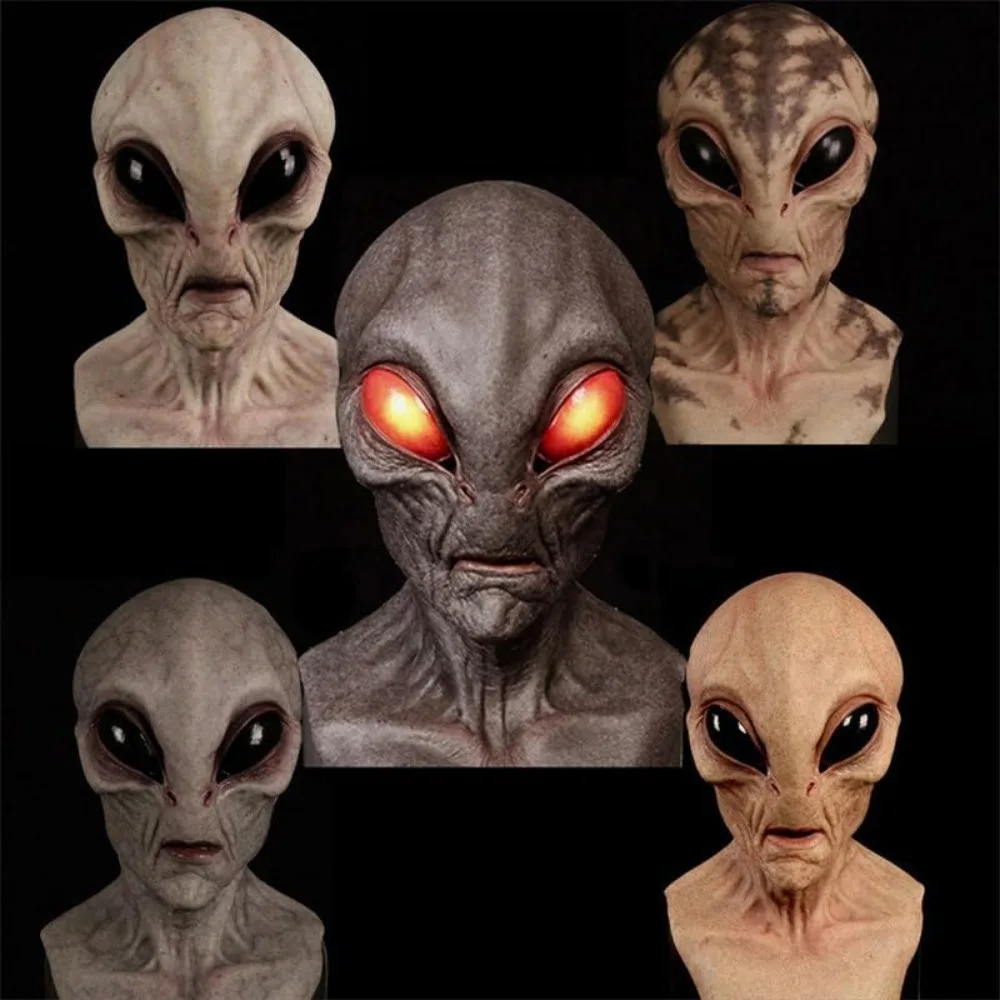 Kostium na Halloween Obcy mask – Latex Alien Mask Realistic recenzja i cena