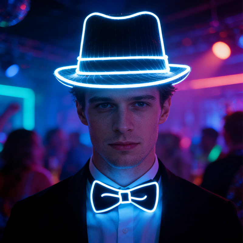 Prezent dla mężczyzn Neon EL W – Glow In The Dark Party Glasses recenzja i cena